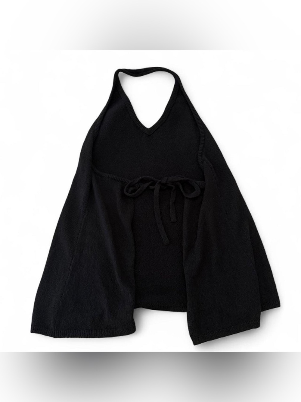 Free People open tie back top & short set